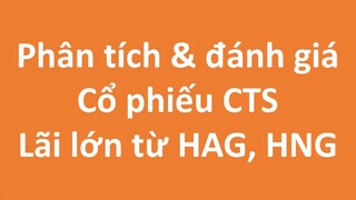 Phân tích và định giá CTS - Lãi lớn từ HAG, HNG và HDC