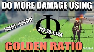 do more DMG using the GOLDEN RATIO! Optimizing  Artifact and Stat[Genshin math]