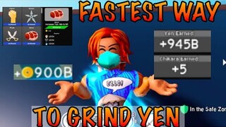 THE FASTEST WAY TO GRIND YEN IN ANIME FIGHTING SIMULATOR| NO ROBUX