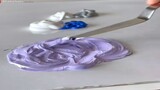 Acrylic paint blending techique