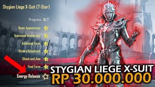 NEKAT GACHA SKIN SENILAI 30 JUTA XSUIT STYGIAN LIEGE RAJA VAMPIRE , BUSET MAHAL BANGET - PUBG MOBILE