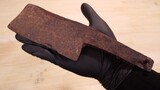 Repair a rusty kitchen knife in person.