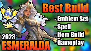 ESMERALDA BEST BUILD 2023 | TOP 1 GLOBAL ESMERALDA BUILD | ESMERALDA - MOBILE LEGENDS | MLBB