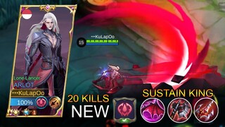 ARLOTT The New Sustain King | Red Build Arlot | MLBB