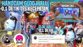 HANDCAM GLOO WALL 0,1 DETIK!! PASANG GLOO WALL SEPERTI WILLIAM GZ!? OPEN SETTING SENSI+DPI+HUD!!🥰