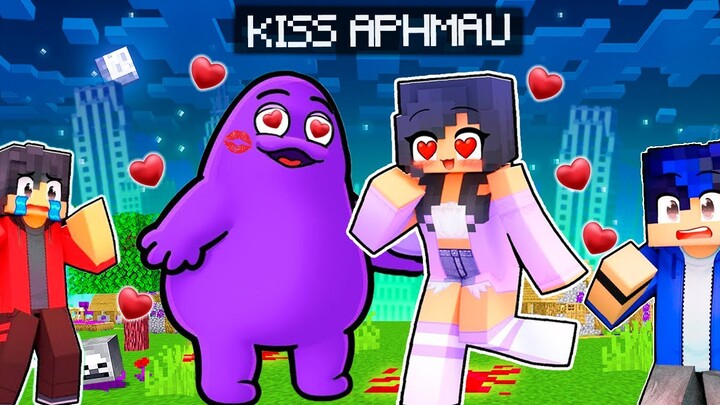 Aphmau FELL IN LOVE with GRIMACE SHAKE!?  - Minecraft 360° !
