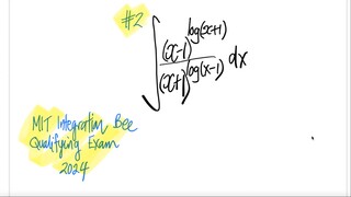 #2 2024  MIT Integration Bee Qualifying Exam