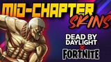 Éstas SKINS saldrán en la próxima actualización | Dead by Daylight x Attack on titan x Fortnite