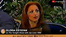 Gloria Estefan on The Tonight Show with Jay Leno 1998