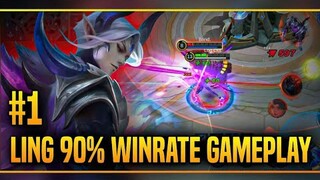 Ling 90% Winrate Gameplay #1