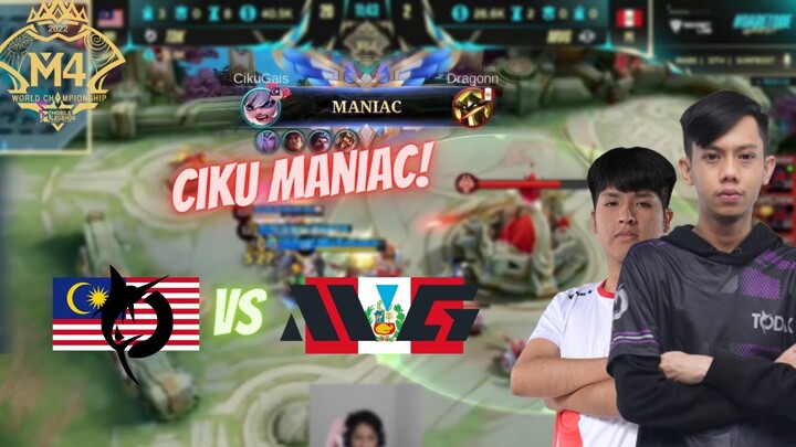 CIKU MANIAC! M4 TODAK VS MALVINAS GAMING GROUP STAGE