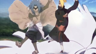 Sasuke: "Deidara, cậu đi chậm quá"