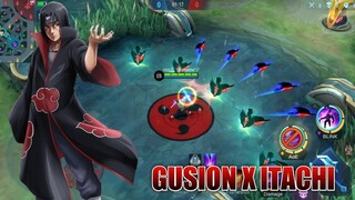 GUSION X ITACHI UCHIHA SKIN SCRIPT FULL EFFECTS - MOBILE LEGENDS