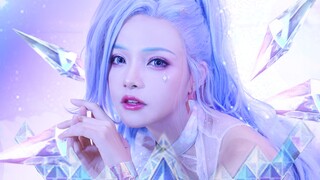 I heard this is your new wife? Seraphine K/DA skin imitation makeup