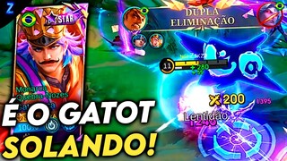 QUEBRA NOZES A MAIS NOVA SKIN DO MEMBRO ESTRELA - GATOTKACA GAMEPLAY | Mobile Legends