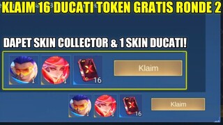 KLAIM 16 TOKEN DRAW GRATIS EVENT MLBB X DUCATI RONDE 2! DIJAMIN DAPET SKIN COLLECTOR & 1 SKIN DUCATI