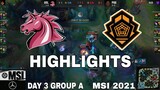 Highlights PGG vs UOL Day 3 MSI 2021 Group A Pentanet GG vs Unicorns Love