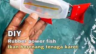 buat ikan berenang dari botol