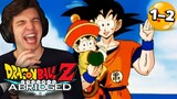 Dragon Ball Z: Abridged Episode 1 & 2 REACTION!! | This is HILARIOUS...