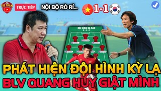 U23 Việt Nam vs U23 Hàn Quốc: BLV Quang Huy Giật Mình Phát Hiện Đội Hình Kỳ Lạ Của Thầy Gong