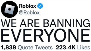 Roblox Is BANNING People For THIS...