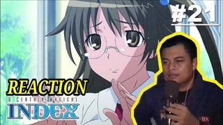 Toaru Majutsu No Index S1 21 Reaction (Indonesia)(Reaksi) Bongol Pika