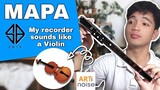 MAPA - SB19 | Violin Cover (using a digital flute recorder)