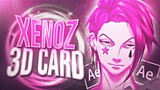 3d Card like XENOZ / After Effects AMV Tutorial