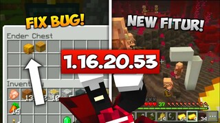 UPDATE! MCPE 1.16.20.53 BETA XBOX! - FIX BUG! & FITUR BARU!