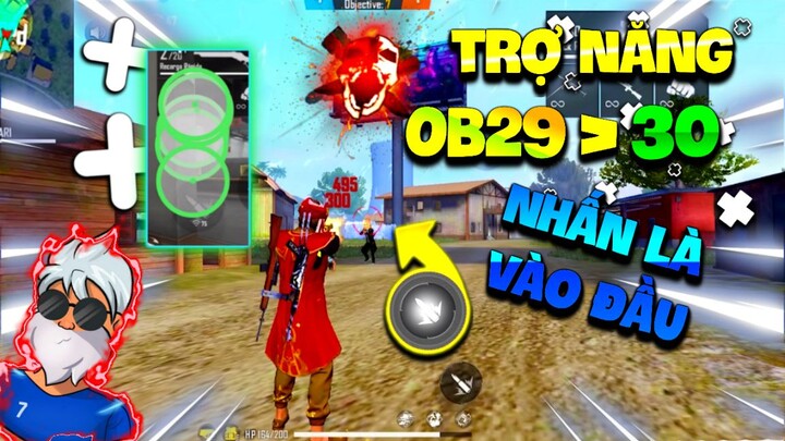 Free Fire - Trợ năng Kéo tâm full máu đỏ OB30