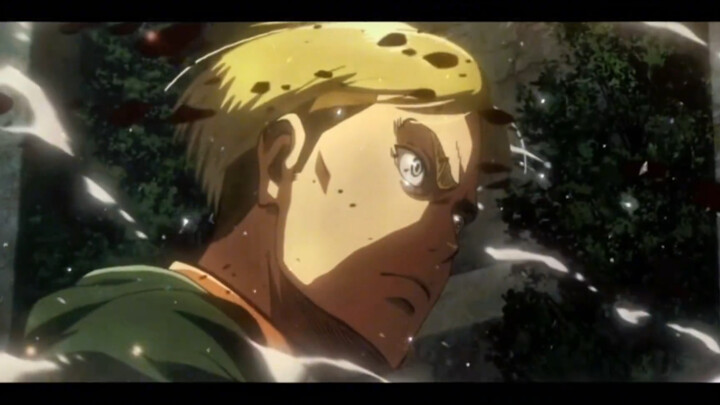 Erwin: If you blink your eyes, I will lose # Attack on Titan # Captain Erwin: