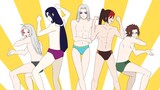 Onmyoji and shikigami's fat times (swimming trunks) show