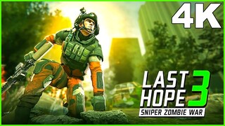 Last Hope 3 Sniper Zombie War Android Gameplay (Mobile, Android, iOS, 4K, 60FPS) - Action Games