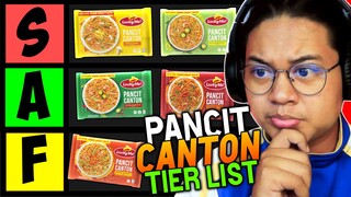 I Ranked every FLAVOR of Lucky Me PANCIT CANTON! (Filipino)