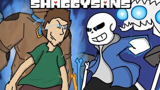 【官方双语】SHAGGY 对决 SANS 【FNF与UNDERTALE动画】