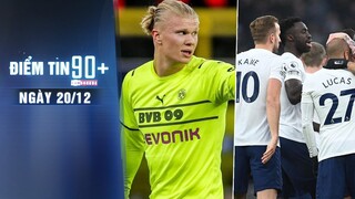 Điểm tin 90+ ngày 20/12 | Mino Raiola úp mở bến đỗ mới của Haaland; Tottenham bị loại khỏi cúp C3