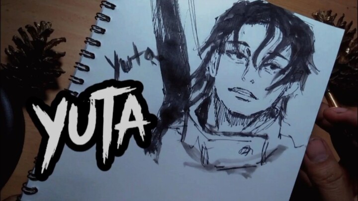 draw yuta from JUJUTSUKAISEN