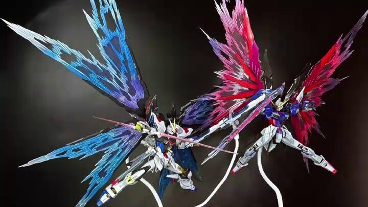 How to fly with light wings? MB Double Heroes Light Wing Version Action Strike Freedom Destiny Gunda