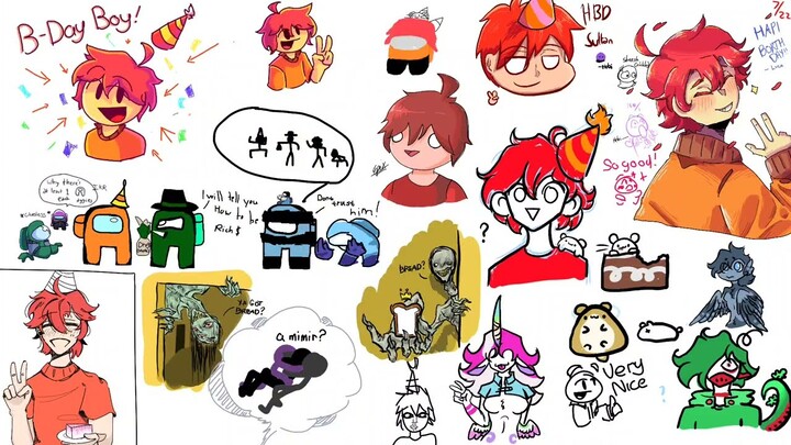 Bday Arts and Vids by friends (All credits in desc)