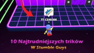 Zrobiłem 10 najtrudniejszych trików w Stumble Guys