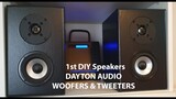 DIY Bookshelf Speakers using Dayton Audio Woofers and Tweeters