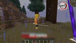 【Gaming】Minecraft Demon Slayer: Became Water Hashira, the pyramid top