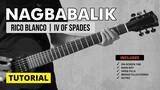 Nagbabalik - Rico Blanco | IV of Spades Lead Guitar Tutorial (WITH TAB)