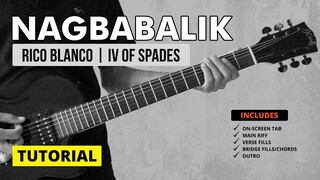 Nagbabalik - Rico Blanco | IV of Spades Lead Guitar Tutorial (WITH TAB)