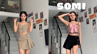 Dumb Dumb-Somi kembali dengan 3 lagu baru, pakaian lengkap, cover dance, dan mengenal dirinya sendir