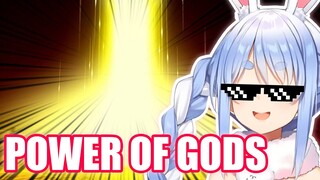 Pekora Uses the Power Of Gods 【Hololive English Sub】