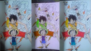 menggambar kisah perjalanan Luffy dan penghasilan Eiichiro oda dalam one piece