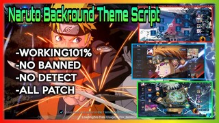 New Naruto Backround theme Script | Working101% | MobileLegends Tutorial 2020