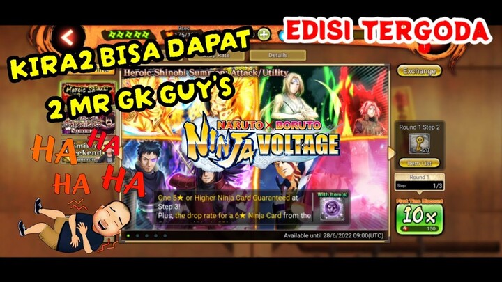 AKHIRNYA TERGODA SUMMON BANNER HEROIC || KIRA2 BISA DAPAT 2 MR GK GUY'S!! •• NXB NINJA VOLTAGE