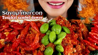 ASMR SAYAP MERCON, TONGKOL SAMBEL JONTOR, TUMIS KANGKUNG | ASMR MUKBANG INDONESIA